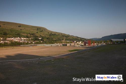Old steelworks site Ebbw Vale