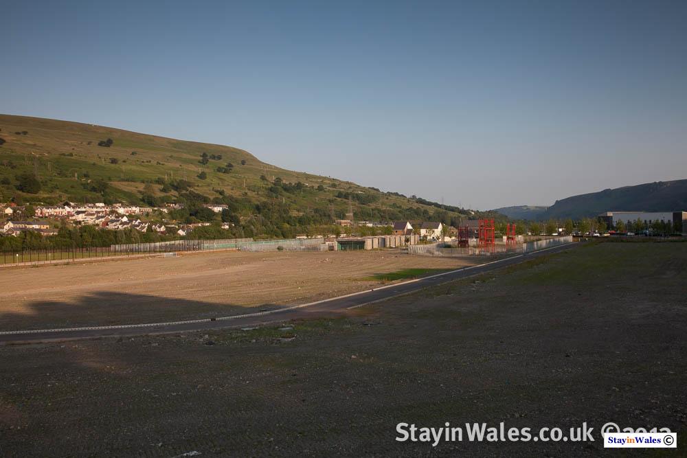 Old steelworks site Ebbw Vale
