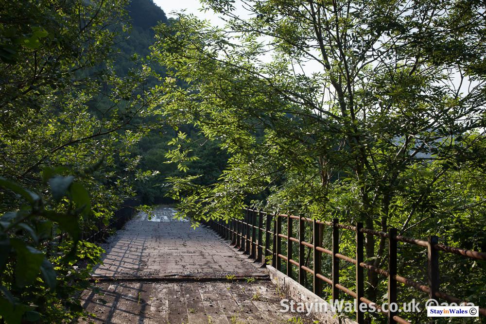 Old railway viaduct at Pontywaun