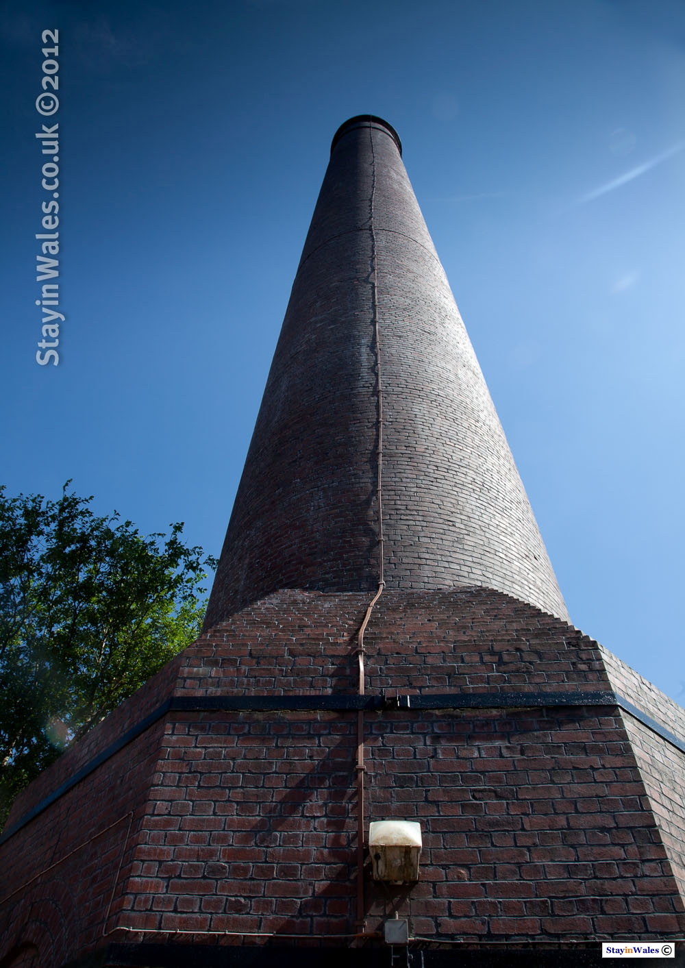 Cefn Coed Colliery chimney