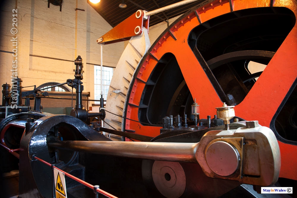 Steam powered colliery winding engine
