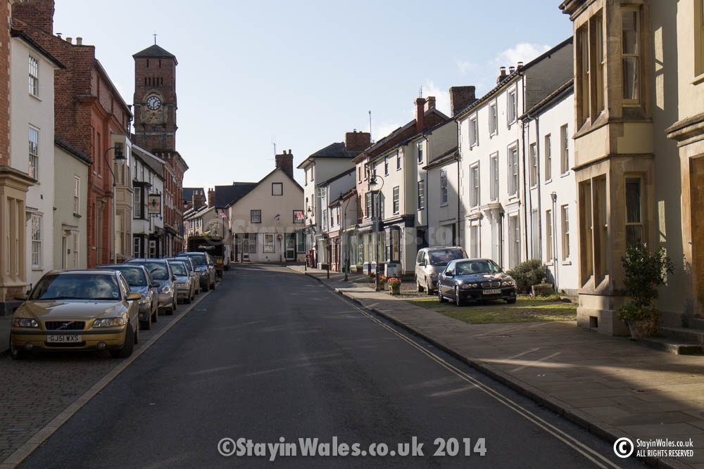 Broad Street in Presteigne