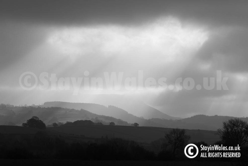 Black Mountains in autumn