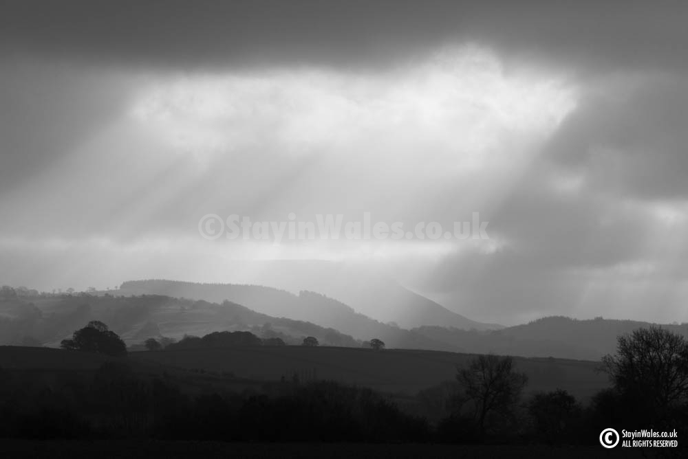 Black Mountains in autumn