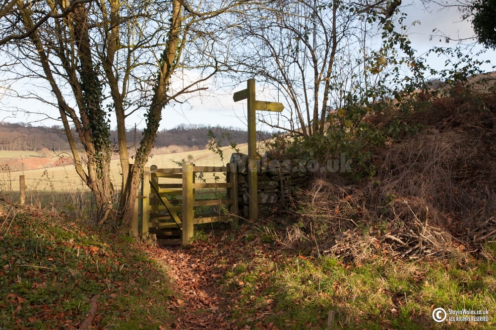 Footpath from Cusop church