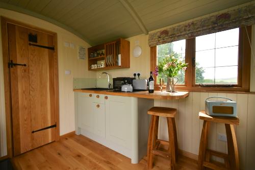 Kithchen area of hut