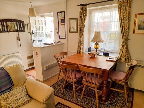 The dining area