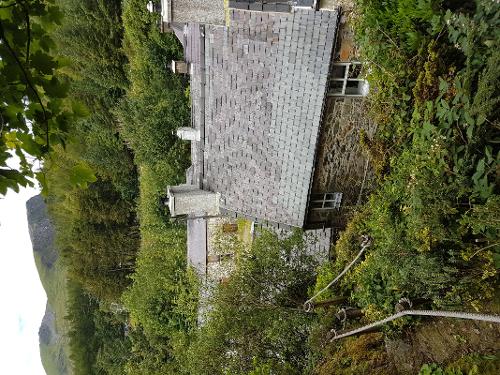 Garden looking over the Nantlle Ridge
