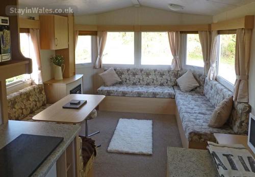 Caravan living area
