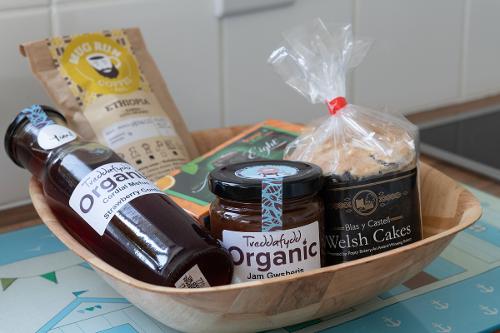 Local produce welcome pack