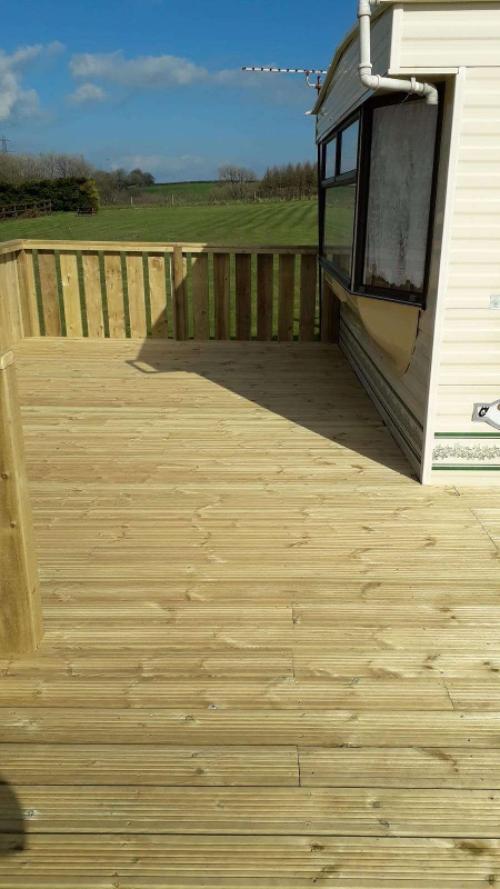 Decking area