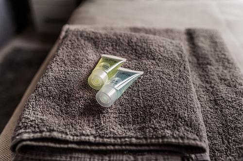Complementary shower gel and shampoo