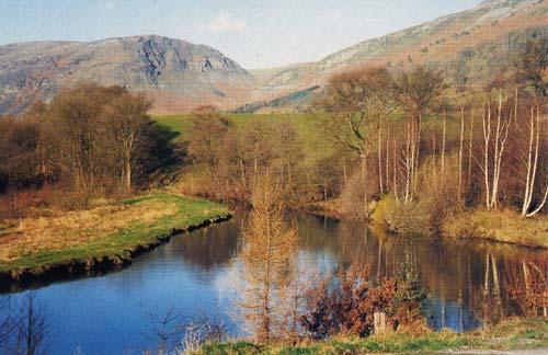 The Berwyn Mountains and River Tanat