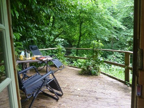 River view deck