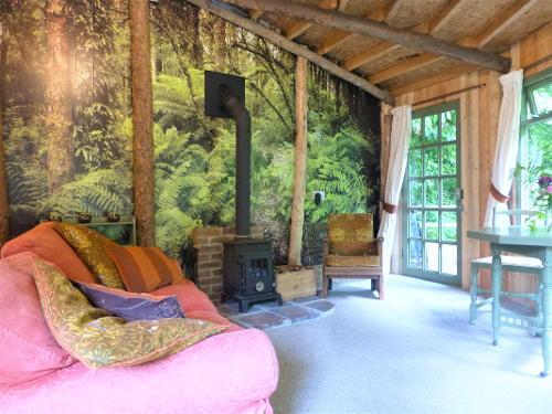 Cosy seating by the fire