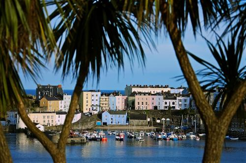 Tenby Harbour is on the doorstep