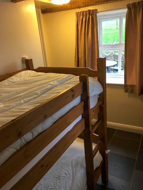 Bedroom 1 - ground floor, sleeps 2 with a bunk bed