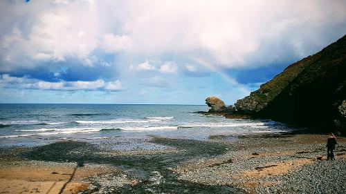 An Amazing Sky At Llangrannog