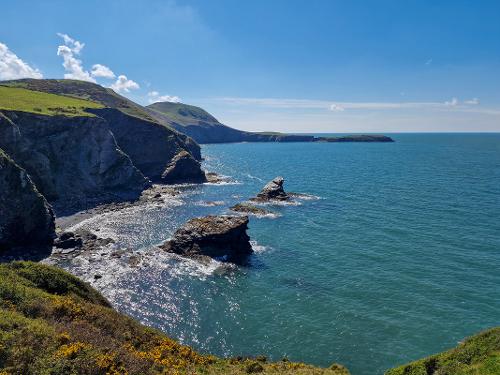 Ceredigion coast near Llangrannog
