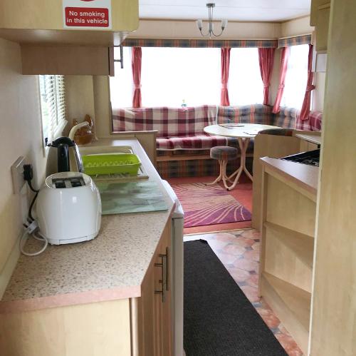 Kitchen and living area