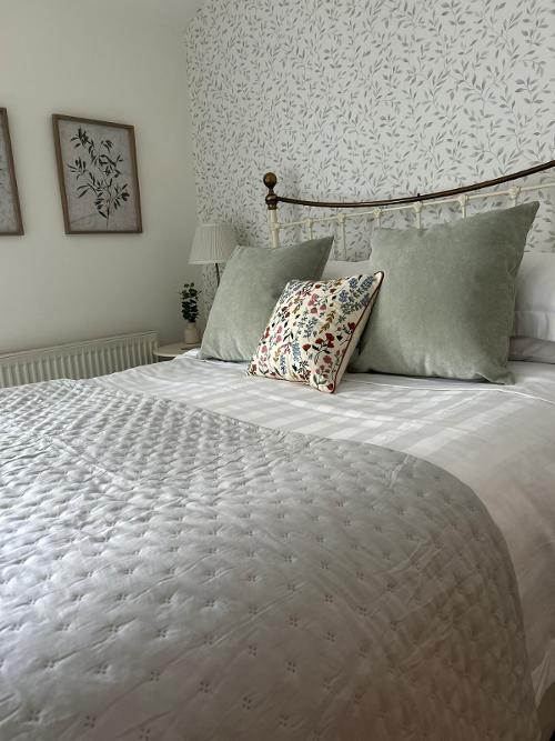 Newly decorated main bedroom