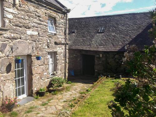 Front of house and garden
