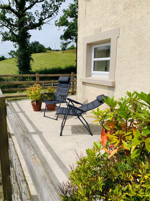 The terrace