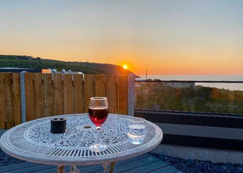 Sunset from the deck