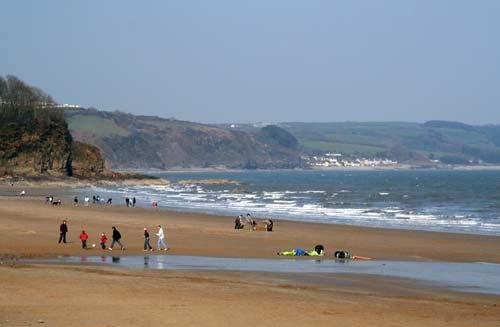 Saundersfoot beach