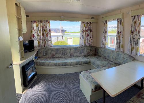 Caravan living area