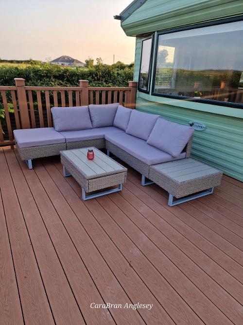 Patio area with seating