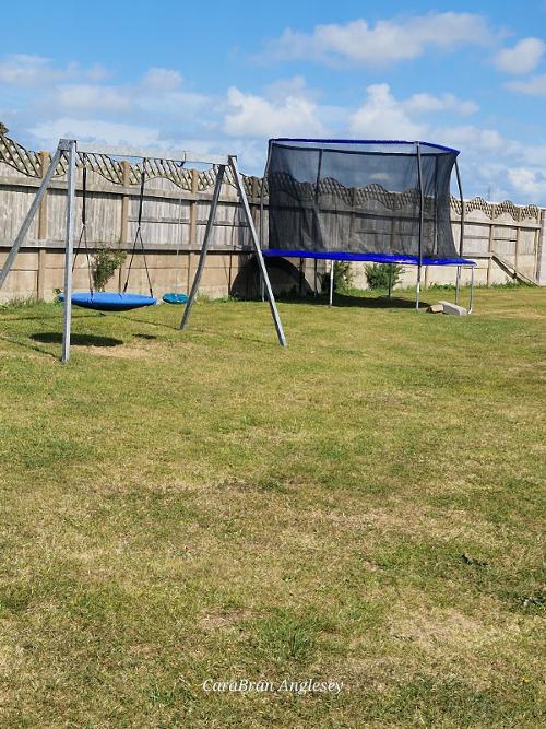 Trampoline and swing