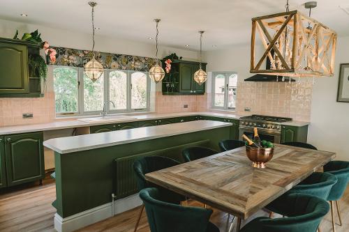 Kitchen and dining area