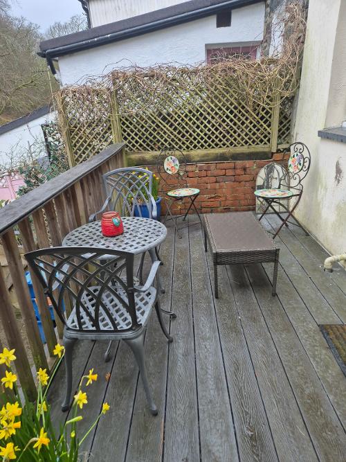 Patio outside of kitchen door