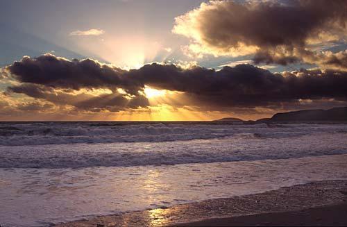 Sunset at Porth Neigwl