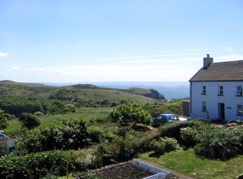 View of St Bride''s Bay from the cottage