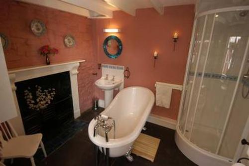 Our bathroom is better than the Hilton (per our visitors book). Enjoy a spacious power shower or a r