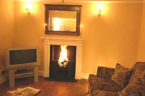 Enjoy an evening by the fire.