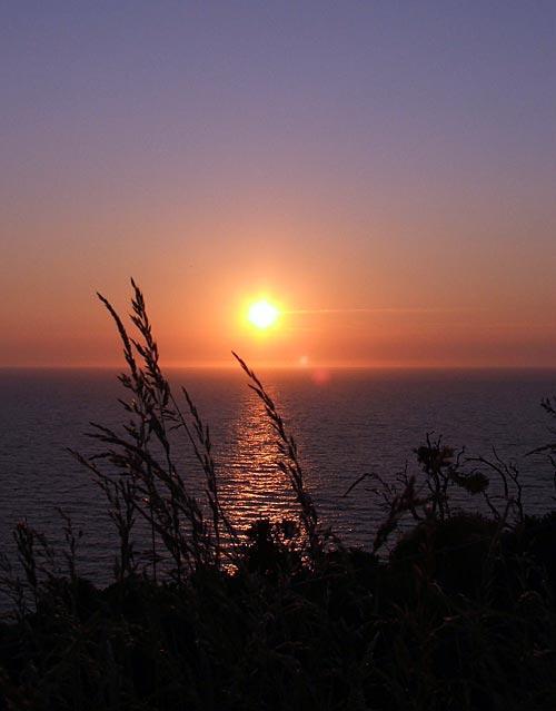 Enjoy watching spectacular sunsets over Cardigan Bay.