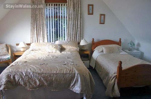 Family room with double and single beds