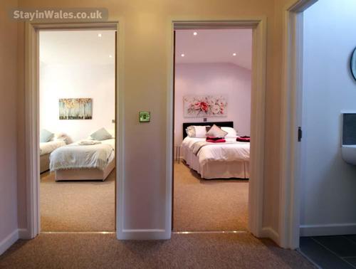 The bedrooms and bathroom
