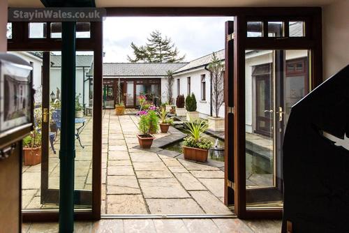 View to the Courtyard from the Hall.