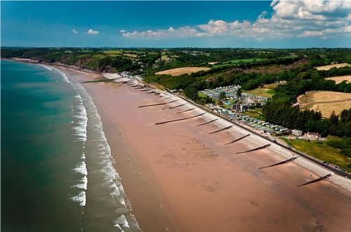 Amroth Castle Beach