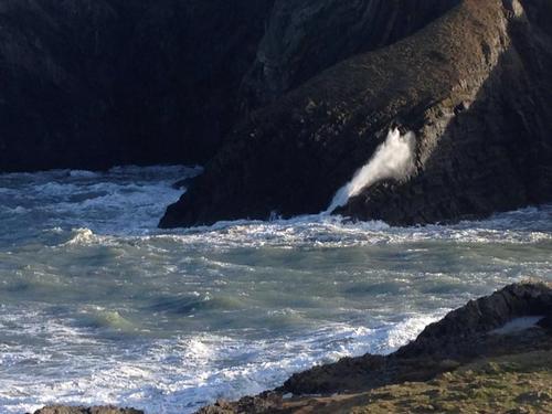 The cliffs at Ceibwr Bay