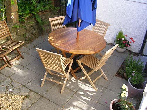 Patio with outdoor furniture