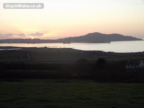 Holyhead bay and mountain