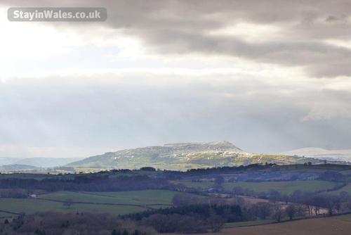 A winter view of the Skirrid from back of Penylan Farm