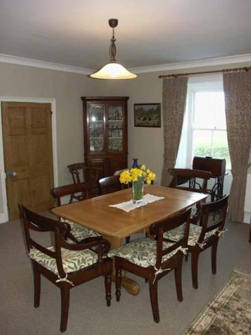 Bed and breakfast dining room