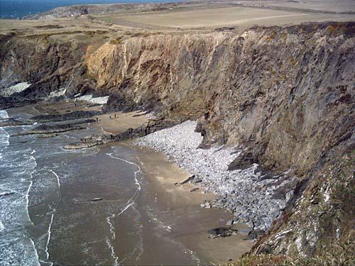 The rugged Pembrokeshire coast