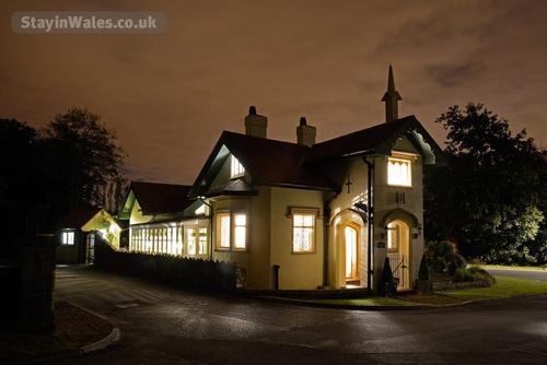 Lodge at night